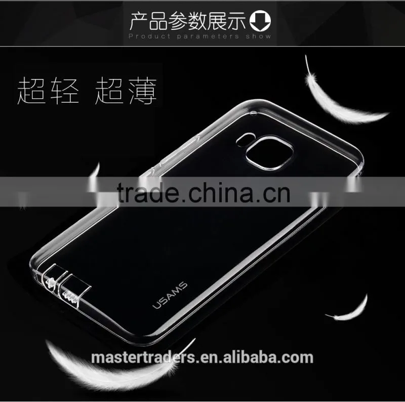 Original USAMS Yuanse Series Clear Soft TPU Back Case For HTC One M9 MT-3188