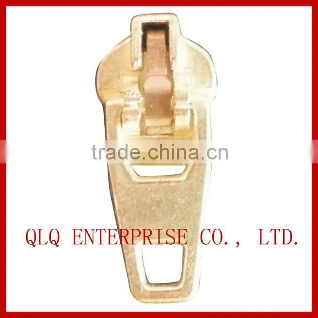 Leather zipper slider