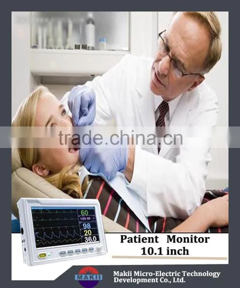 dental patient moitor 10.1 inch oral multiparameter patient monitor