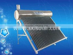 300L home appliance solar products solar thermal heating system: Non-pressure Stainless Steel Solar power system