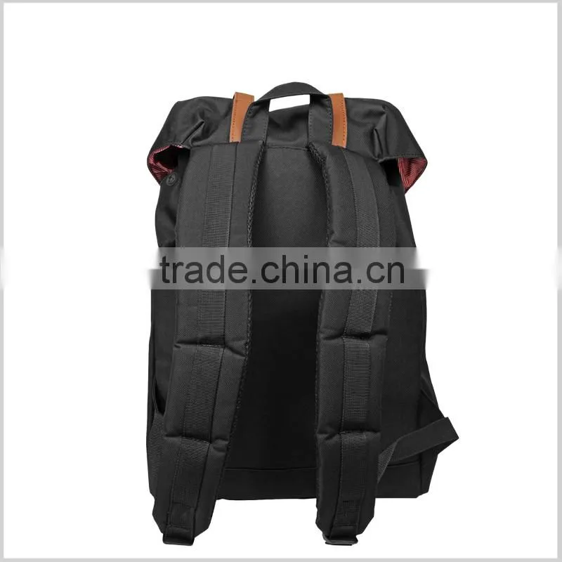 high quality custom 2015 drawstring canvas men backpack