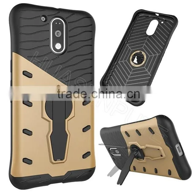 Popular Shock Resistant Armour Case with Stand For Motorola G4&G4 Plus