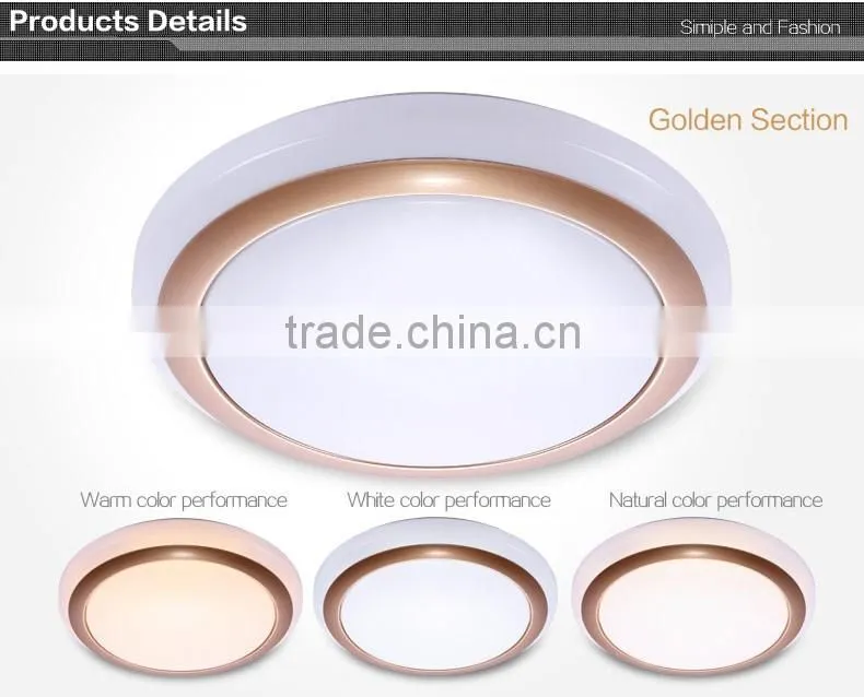 2016 hot sales ceiling light lamp round small for bedroom 18 to 36W