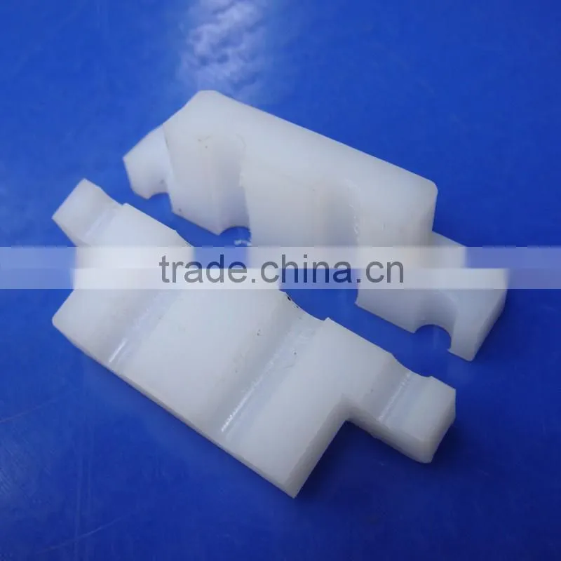 wholesale CNC machining plastic white high density uhmwpe part manufacturer