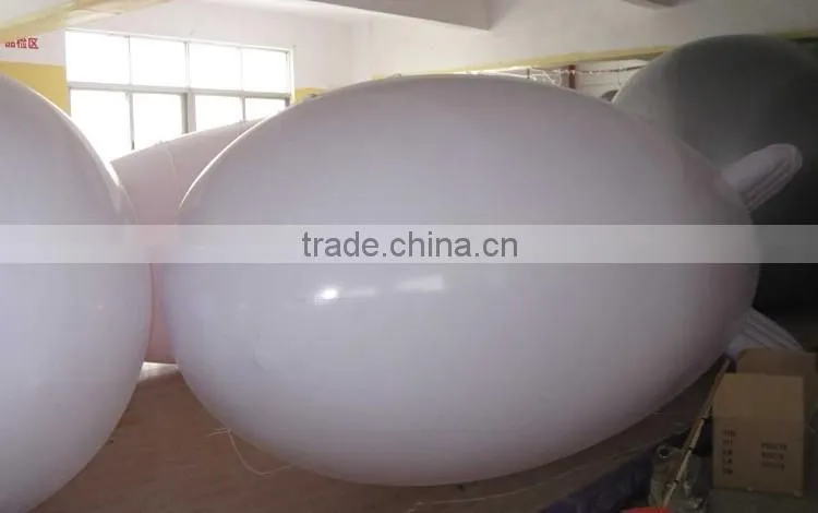 Large White PVC inflatable balloon helium blimp