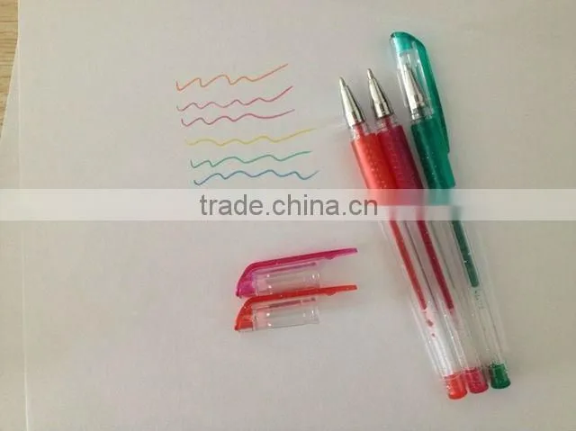 High quality factory direct selling Multicolor flash gel pen