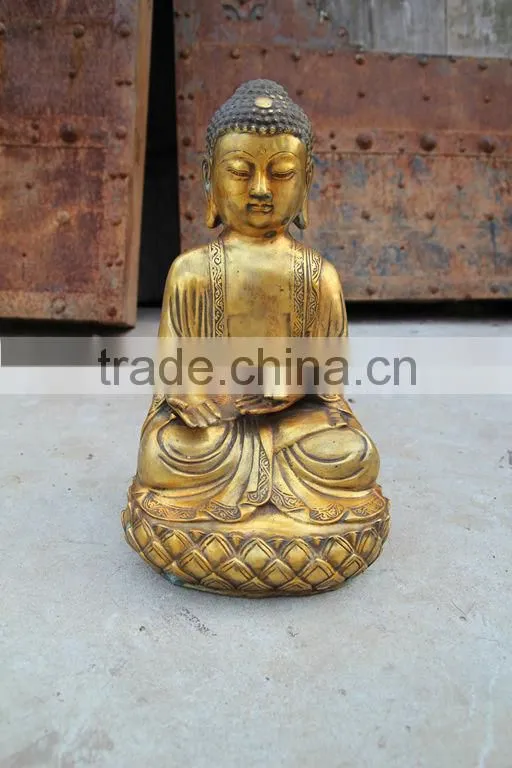 old bronze buddha