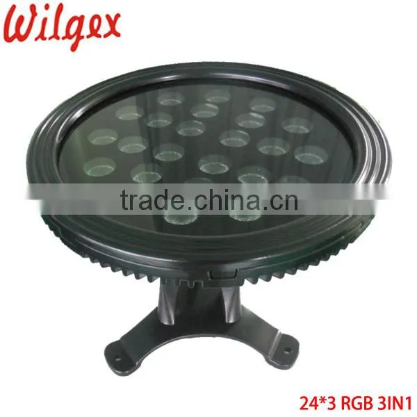 24X3W (RGB 3IN1) remote control LED light underwater