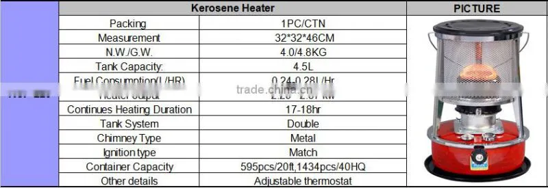 BEST SALE Oil Kerosene Heater for household KSP-229