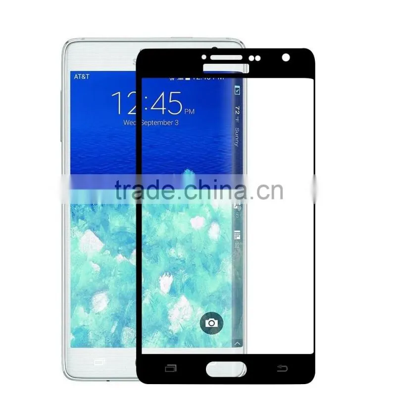 Keno For Samsung Galaxy Note Edge Full Cover Tempered Glass Screen Protector / Full Curved Edge Tempered Glass for Note Edge