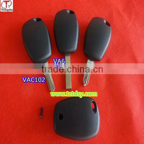 Tongda TD-REN034(N),no button blank key shell with NE73 key blade for Renault