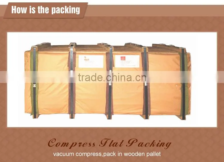 2015 best quality queen king full memory foam mattress on the floor