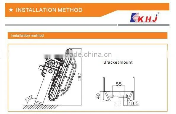 IP66 30w explosion proof led tunnel light for industrial area