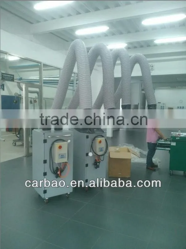 Industrial exhaust gas suction and discharge(movable welding fume purifier)