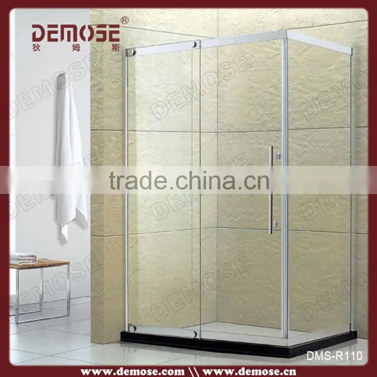 2013 new design frameless simple shower door plastic shower enclosure