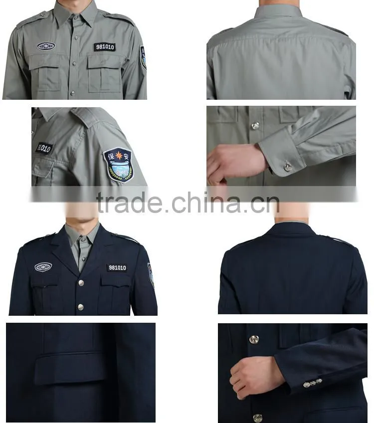 Wholesale Security Guard Uniform Shirts / Security Uniform Shirts / Uniform For Security Guard With Good Quality