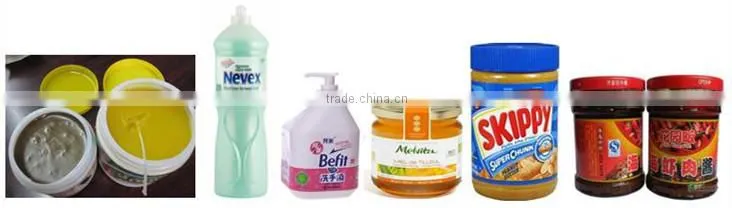 Semi-Auto 100ml - 1000ml inline viscosity material bottling machine