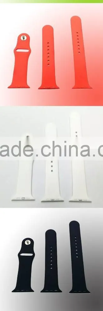 Cheapest Price Fashion Stouch Silicone Watch band for Apple Watch 38/42mm,Changeable Watch Silicone Band