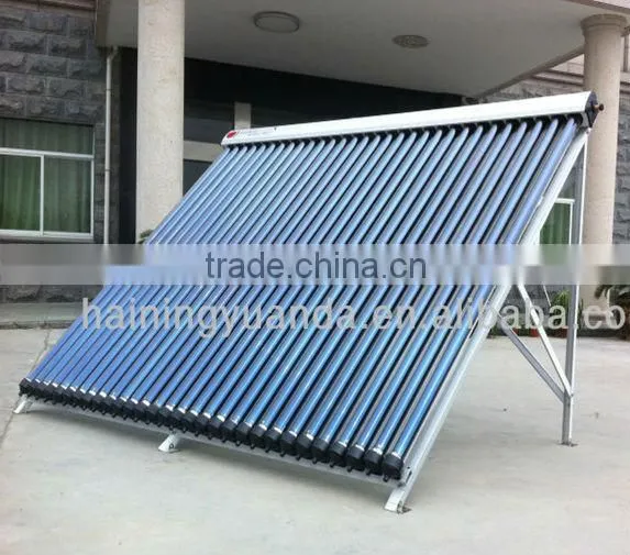 Heat pipe collector Split Pressurized solar water heater for home heating system