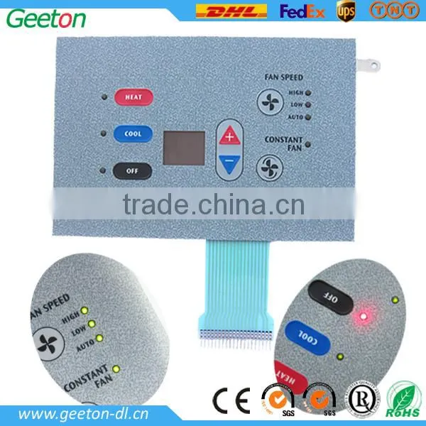 Embossed Membrane Keyboard with LED Embedded