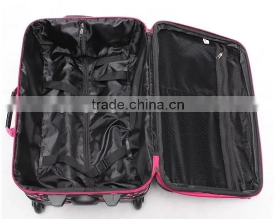 stock stoklot overstock closeout 3pcs 4pcs printed carry on trolley baggage set