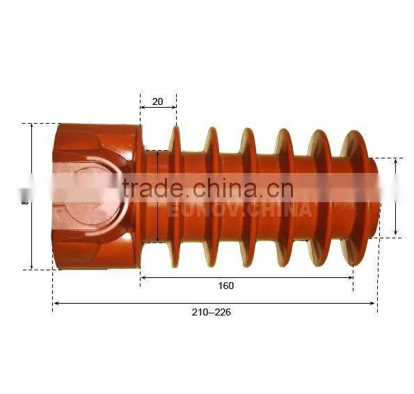 High Quality High Voltage Epoxy Capacitive Insulator