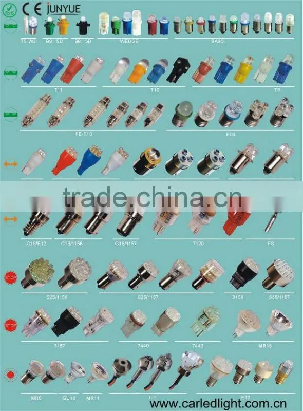 auto bulb lamp car led light t10 t20 t13 t15 t5