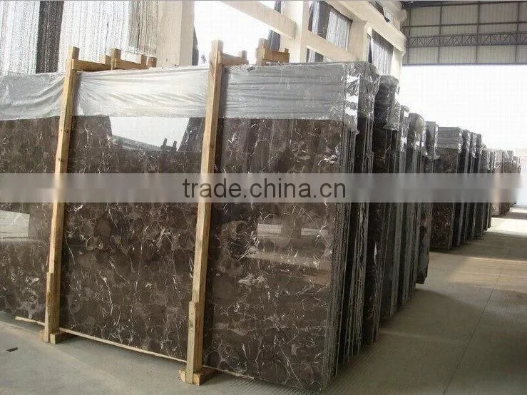 Chinese dark emperador marble slab