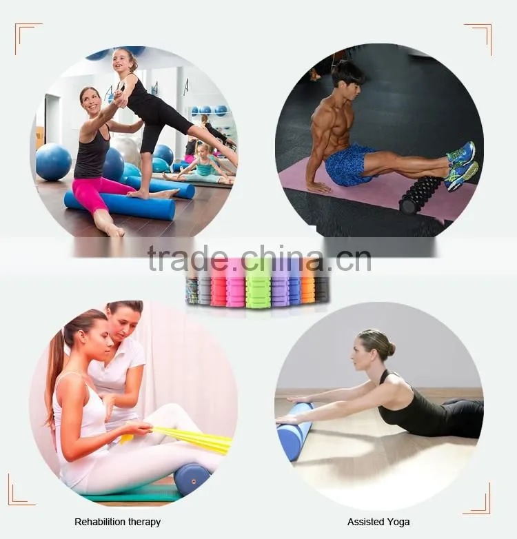 Keep Fit Deep Massage Hollow Eva Foam Roller
