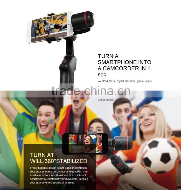 WenPod SP1+ 64 Bits Smart Phone Gimbal Handheld Camera Stabilizer