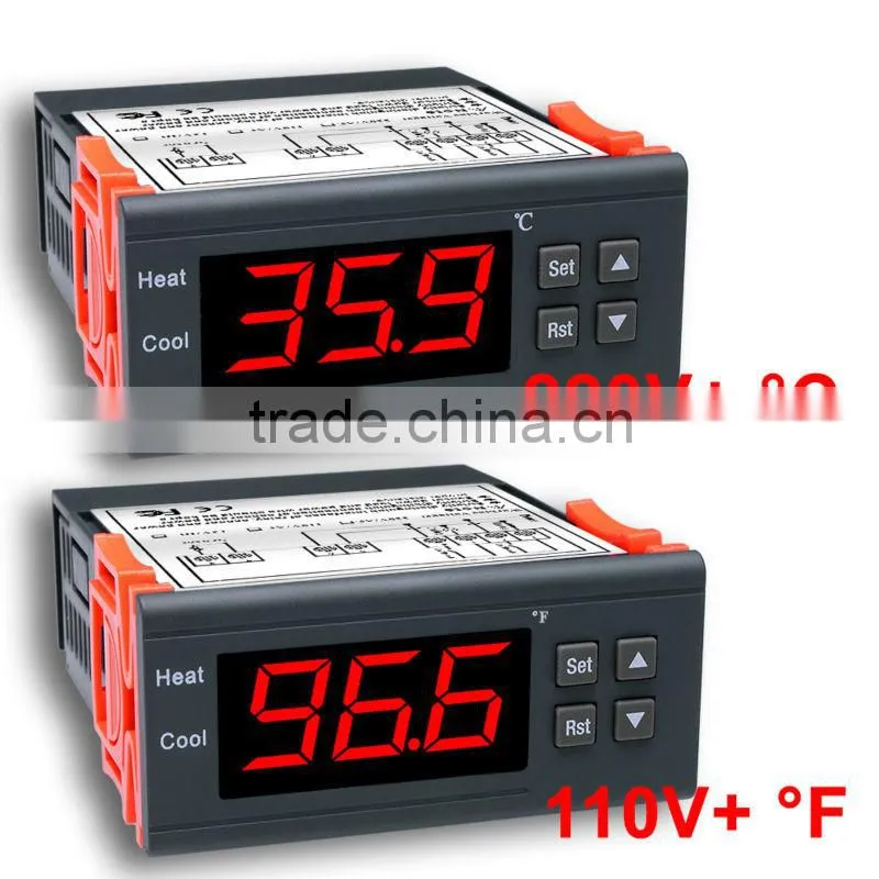 Relay 110V F 220V C Aquarium Digital Temperature Temp Controller Thermostat