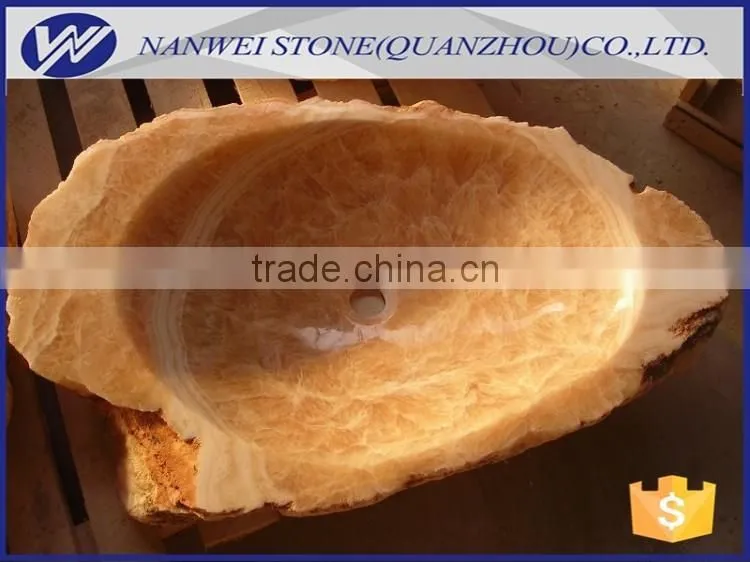New design nature stone bathroom art wash basin