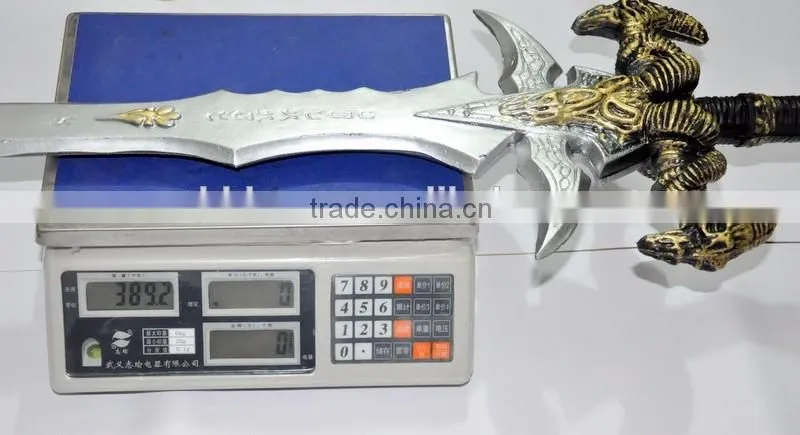 World of Warcraft Animation Sad PU Sword, Sheep Head Sword Film Props, Simulation Model Military Weapons