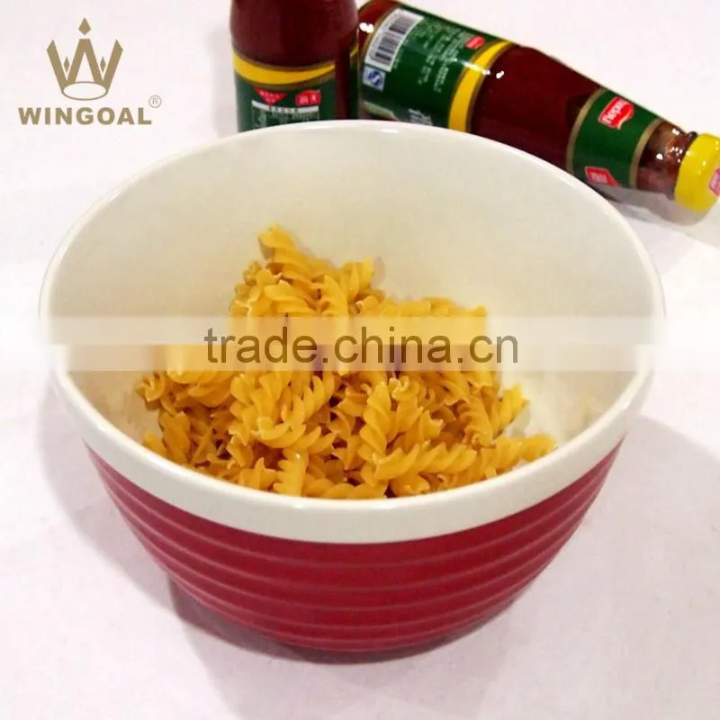 high grade solid color food safe porcelain bowl