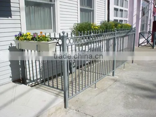 2014 Top-selling garden security wrought iron fence