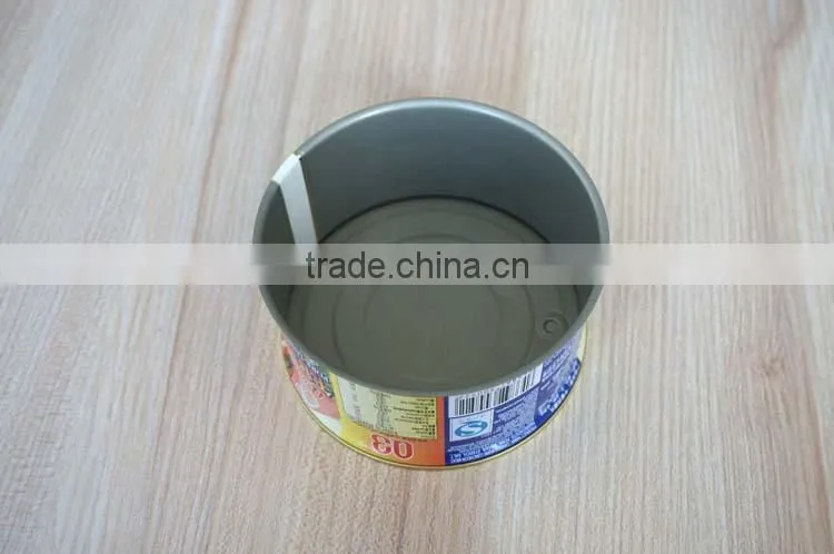 962# Enlarged neck round tin can