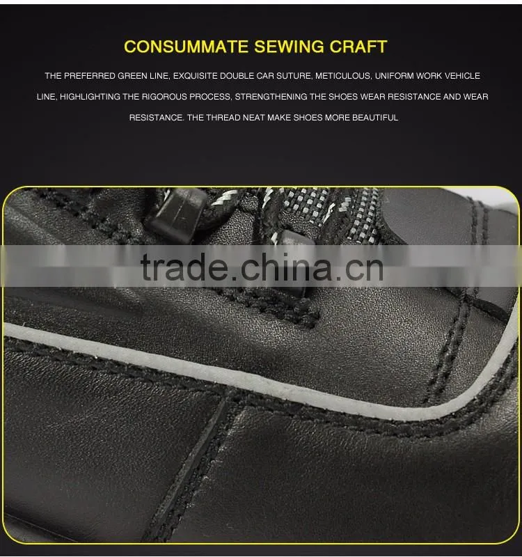 China cow split leather cat safety shoes