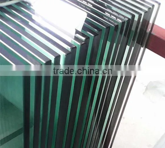 china factory tailor made 1/2" tempered glass for frameless glass pool fencing