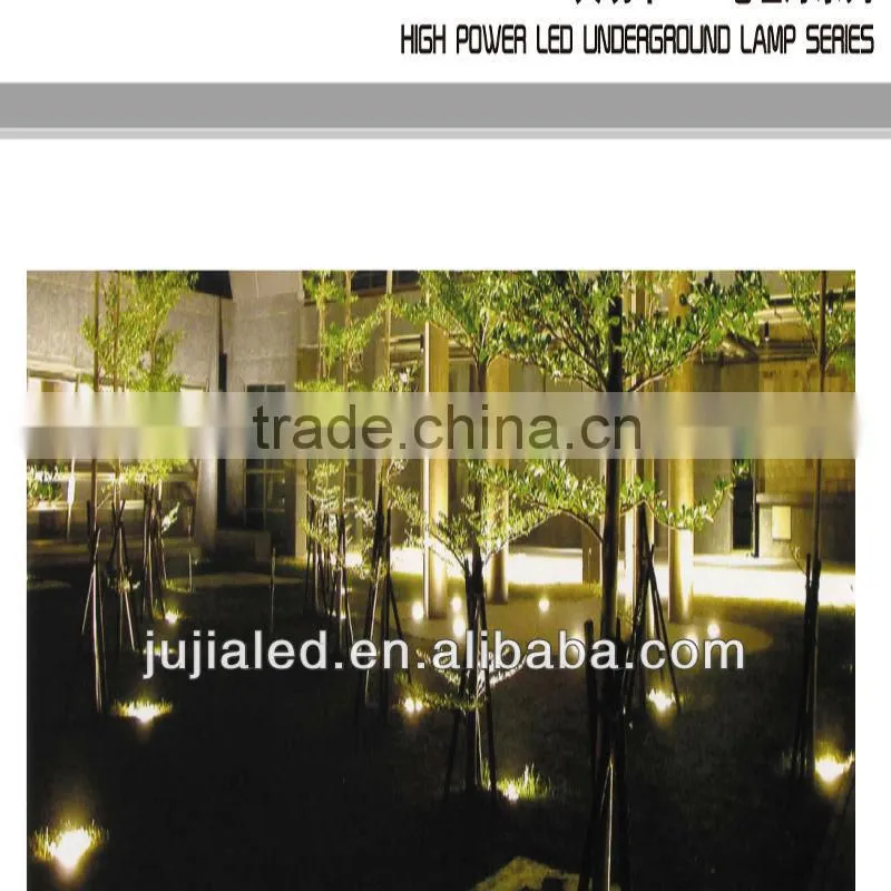 Pure aluminum waterproof IP67 LED Underground Light with 12 volt led light
