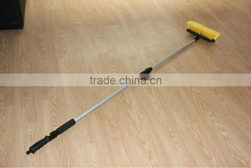 automatic car wash brushes with long handle water flow through PVC soft bristles