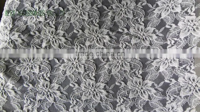 Nylon Cotton Lace Fabric