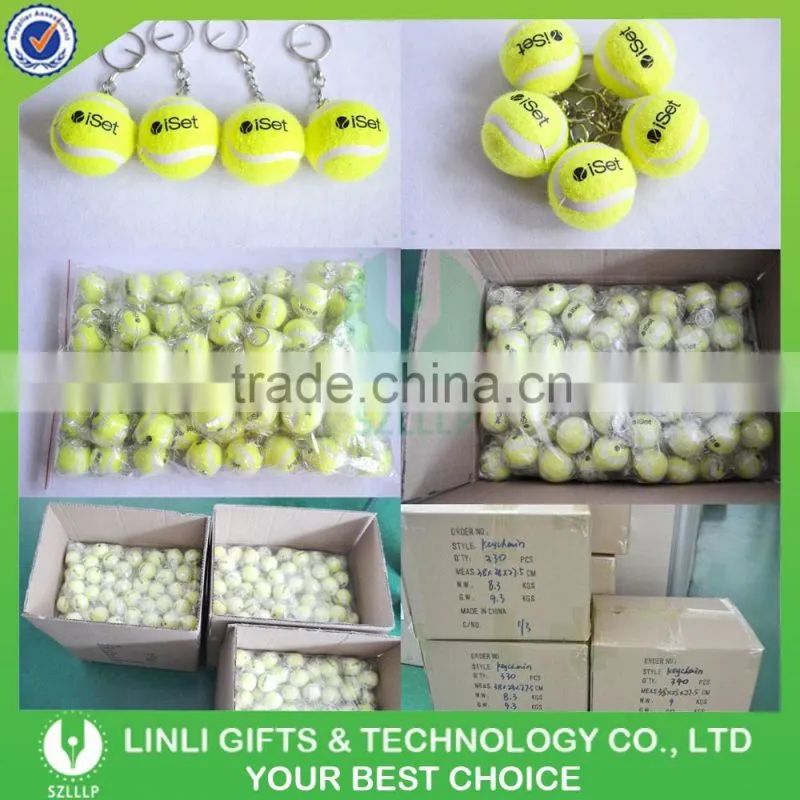 Giveaways Fuzzy Tennis Ball Key Chain