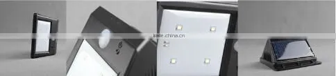 4pcs LED Solar Sun Sensor Wall Light