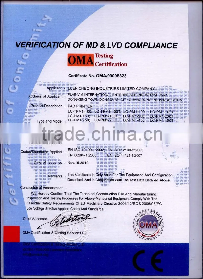 tamo printer for camera pad printer for camera LC-PM1-100T