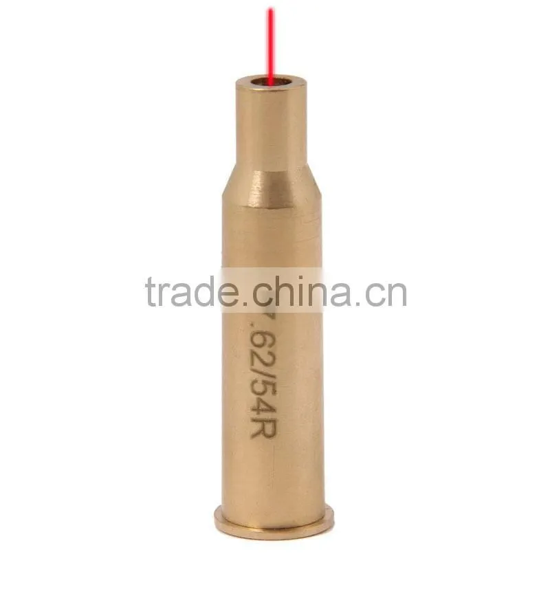 Funpowerland 7.62x54R Caliber Cartridge Style Red Laser Bore Sight Brass