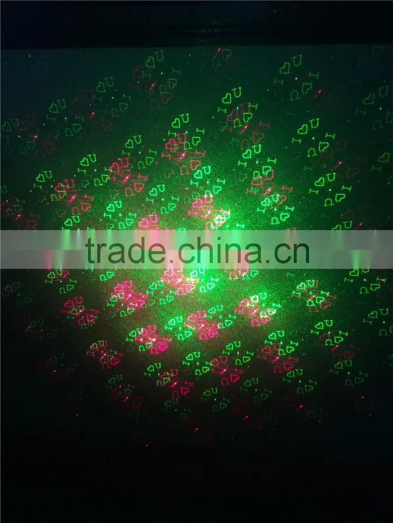 High Quality Green and Red Mini Laser Stage Lighting Wholesale 24 in 1