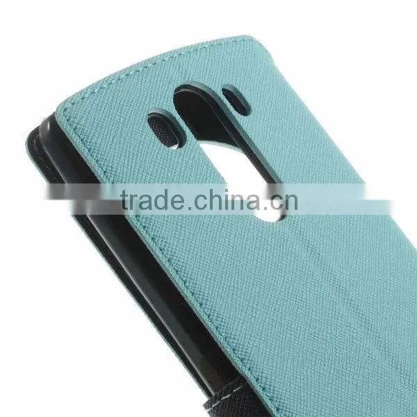 for lg g3 cover leather back cover , roar korea case wallet for lg g3 g4 g5 fancy diary phone case