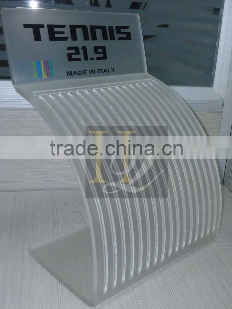 black white color acrylic jewelry display stand/acrylic necklace display