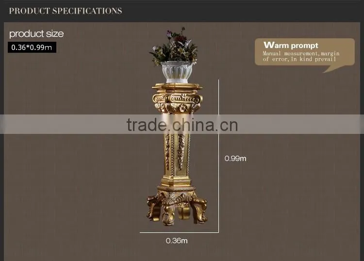Antique spanish furniture-antique hand carved vase stand