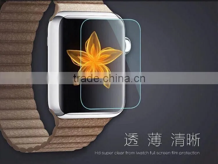 New arrival tempered glass screen protector for apple watch
